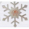 Silver Finish Snowflake Ornament